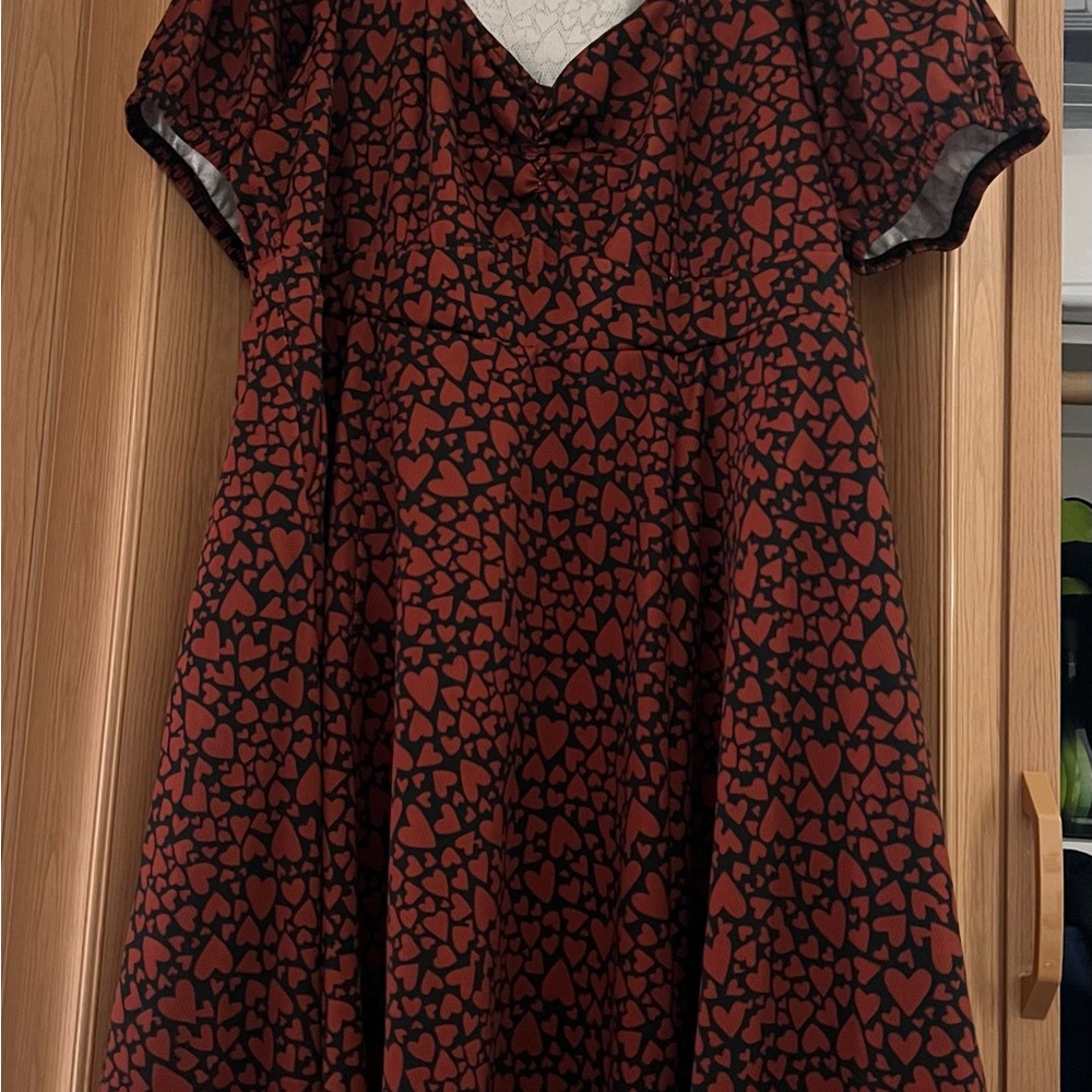 Torrid size 3 Heart Patterned Dress
